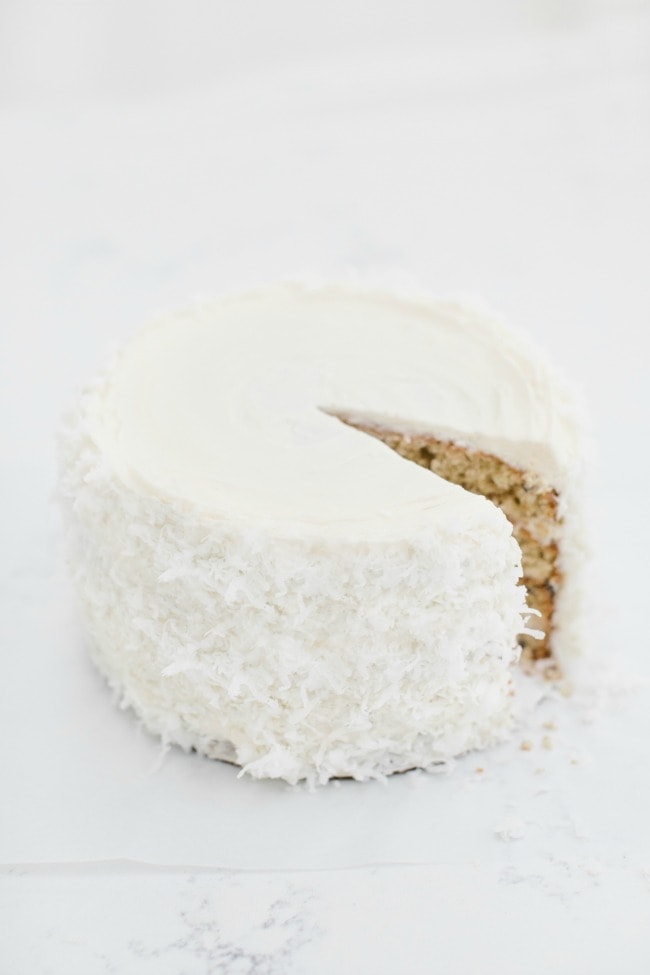 coconut-almond-chocolate cake