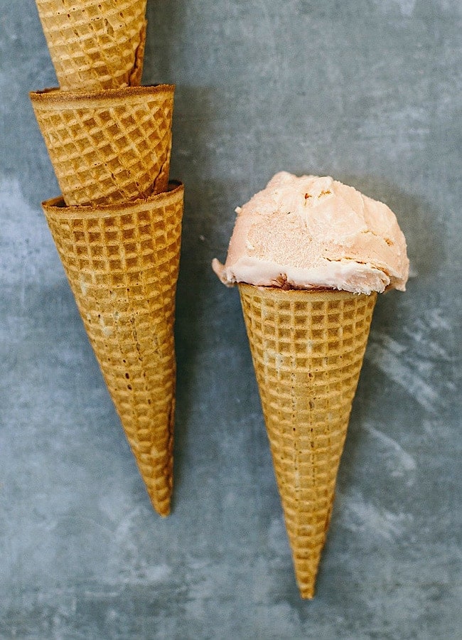 Blood Orange No-Churn Ice Cream