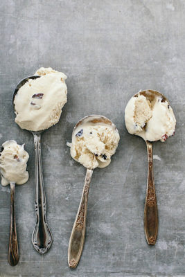 Coffee No-Churn Ice Cream with Cacao Nibs