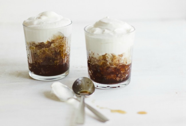 frozen frangelico coffee with maple cream | the vanilla bean blog