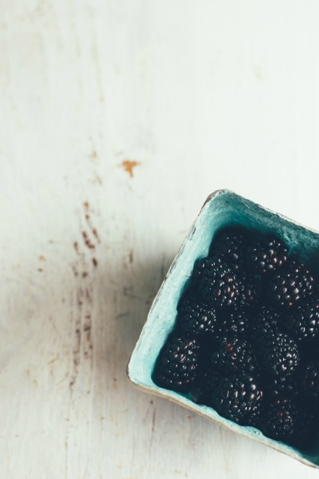 blackberry-basil focaccia bread | the vanilla bean blog