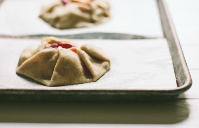 peach and cherry galette | the vanilla bean blog