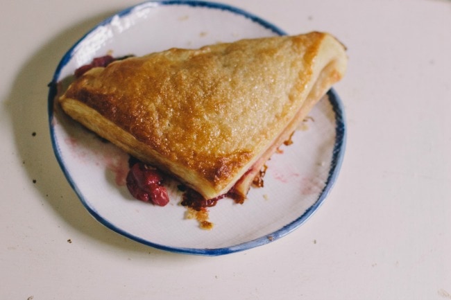 sour cherry turnovers | the vanilla bean blog