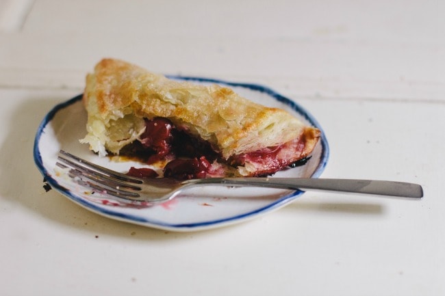 sour cherry turnovers | the vanilla bean blog