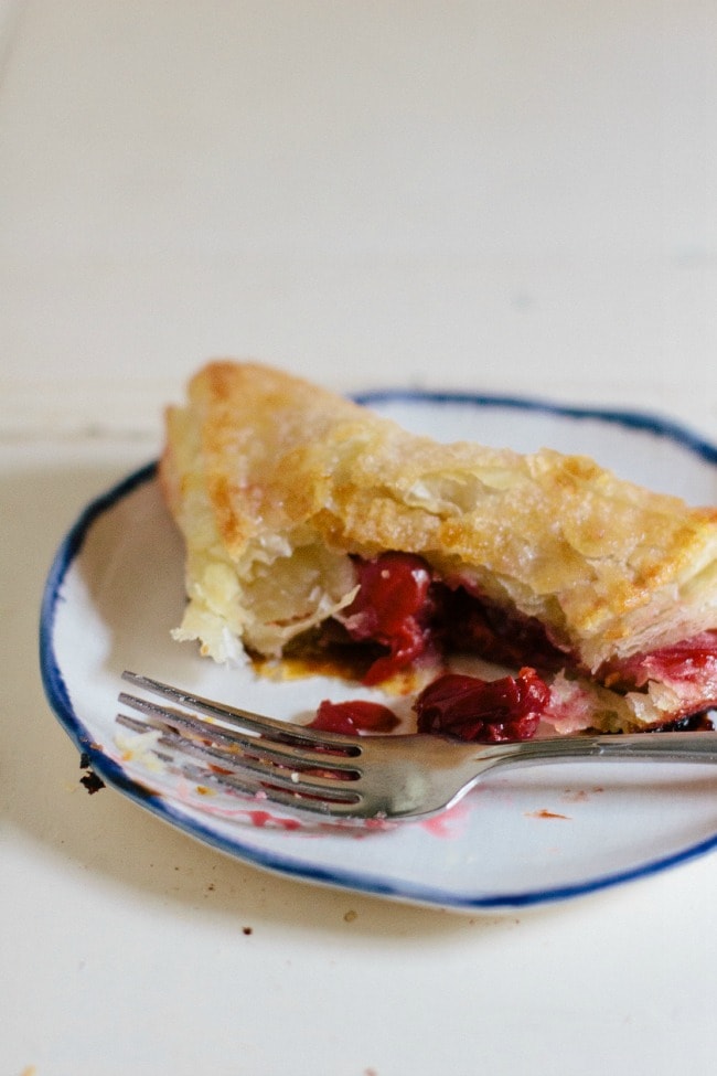 sour cherry turnovers | the vanilla bean blog