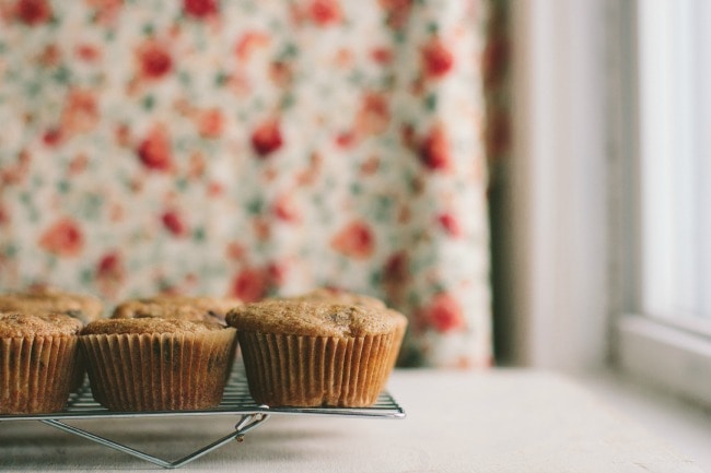 banana-chocolate-coffee muffins with whole wheat flour | the vanilla bean blog