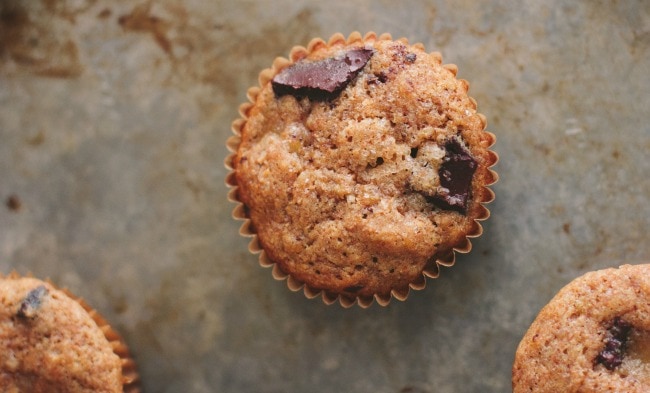 banana-chocolate-coffee muffins | the vanilla bean blog