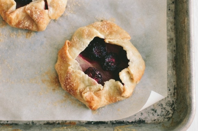 pear + blackberry tartlets | the vanilla bean blog