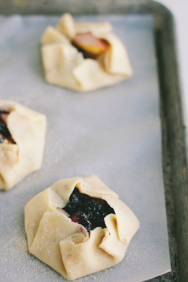 pear + blackberry tartlets | the vanilla bean blog