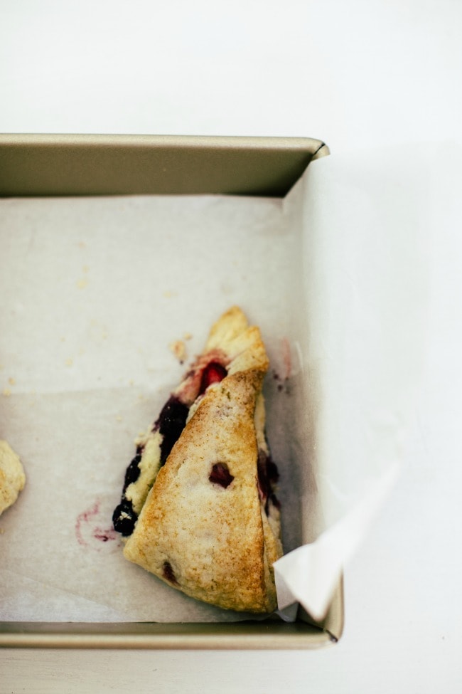 Crème Fraîche Scones with Mixed Berries | The Vanilla Bean Blog