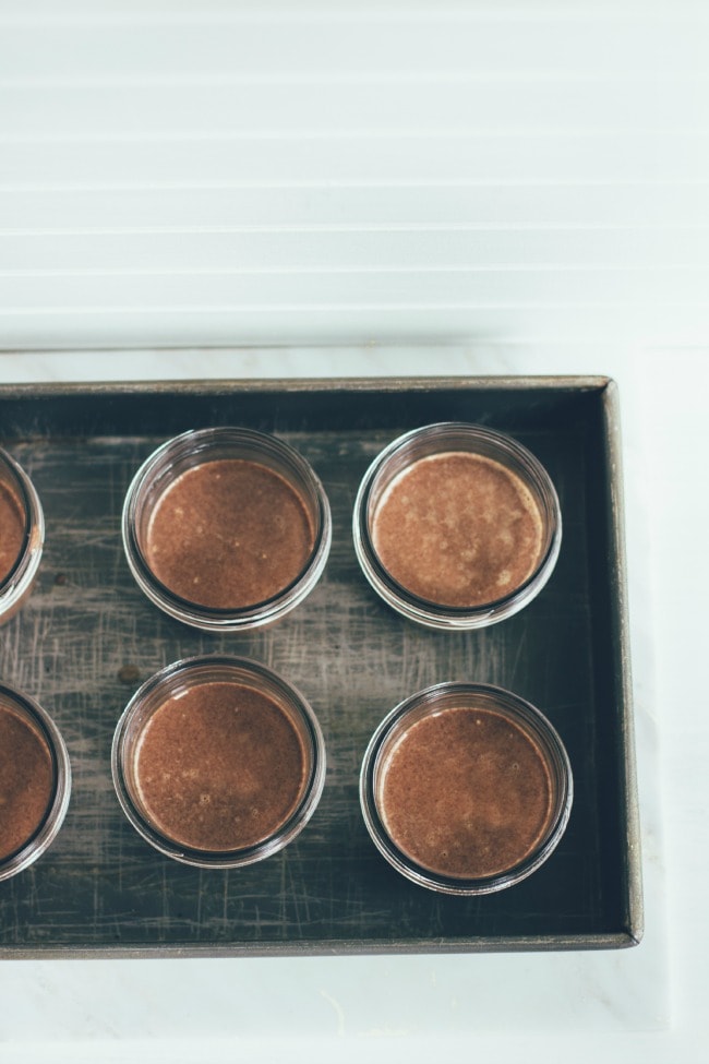 chocolate pots de crème with lavender and sea salt | the vanilla bean blog | Sarah Kieffer