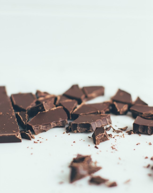 Chopped Dark Chocolate | The Vanilla Bean Blog | Sarah Kieffer