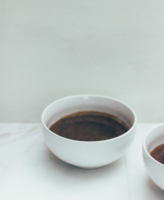 Chocolate Pudding Cake in White Bowl | The Vanilla Bean Blog | Sarah Kieffer