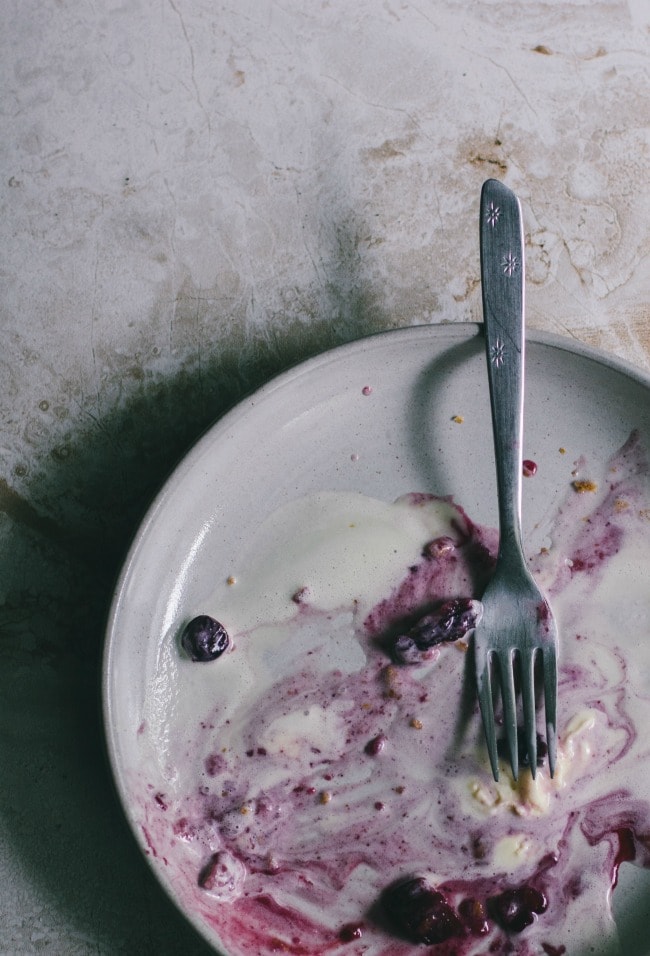 Plate with Pie Remnants | The Vanilla Bean Blog | Sarah Kieffer