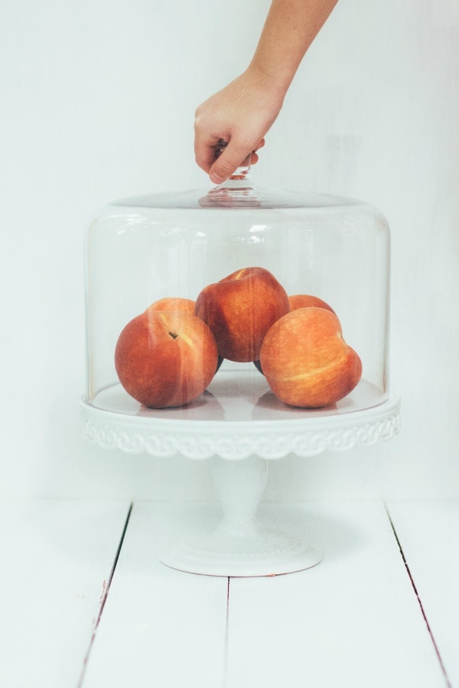 Peaches in A Cake Case | Sarah Kieffer | The Vanilla Bean Blog