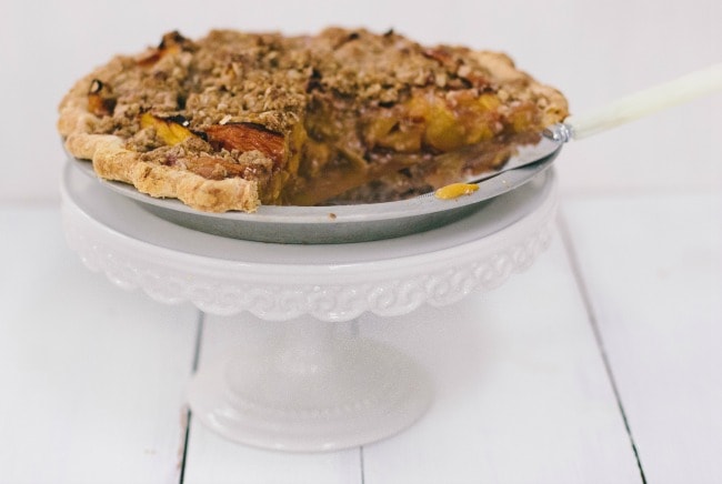 Peach Crumble Pie | Sarah Kieffer | The Vanilla Bean Blog