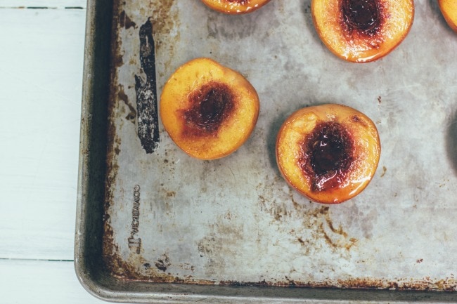 Roasted Peaches | Sarah Kieffer | The Vanilla Bean Blog