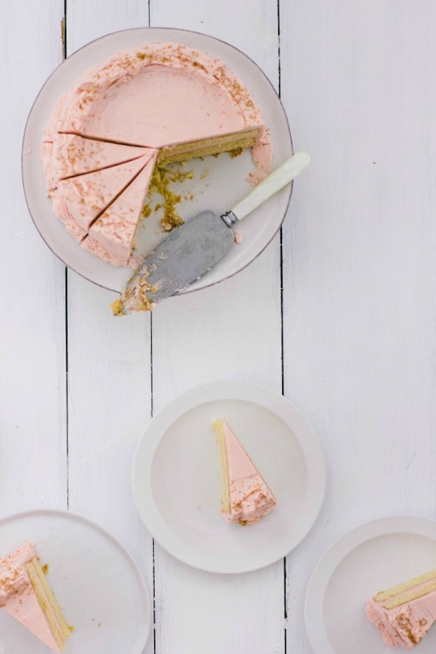 Buttermilk Cake with Blood Orange Frosting | Sarah Kieffer | The Vanilla Bean Blog