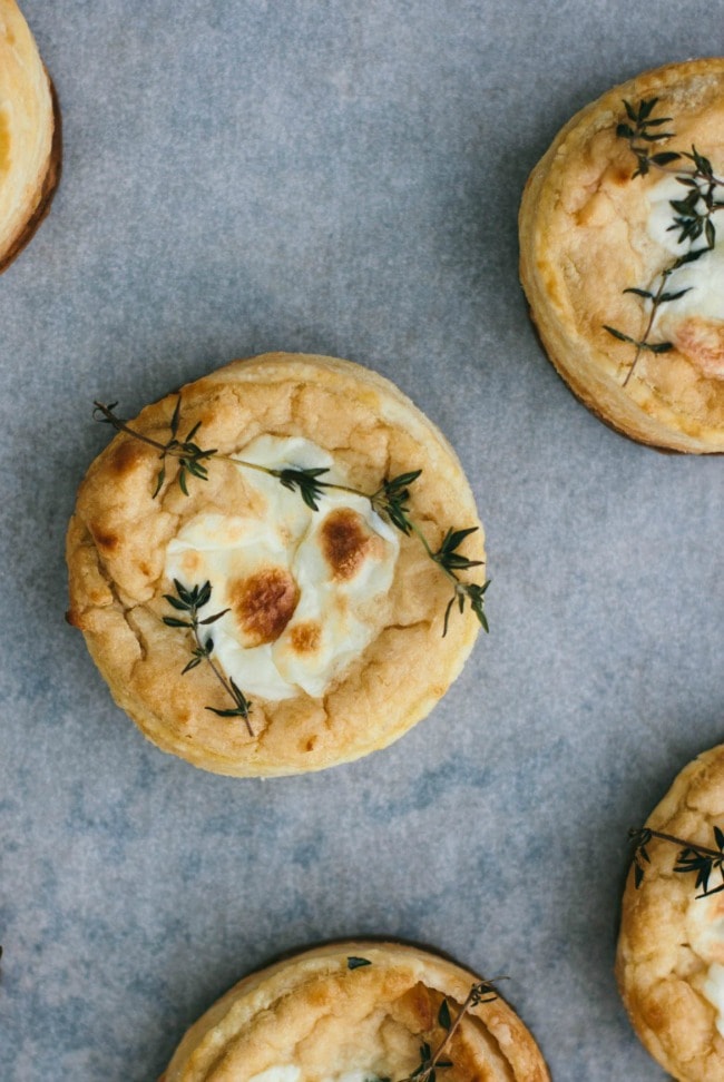 caramelized onion tartlets