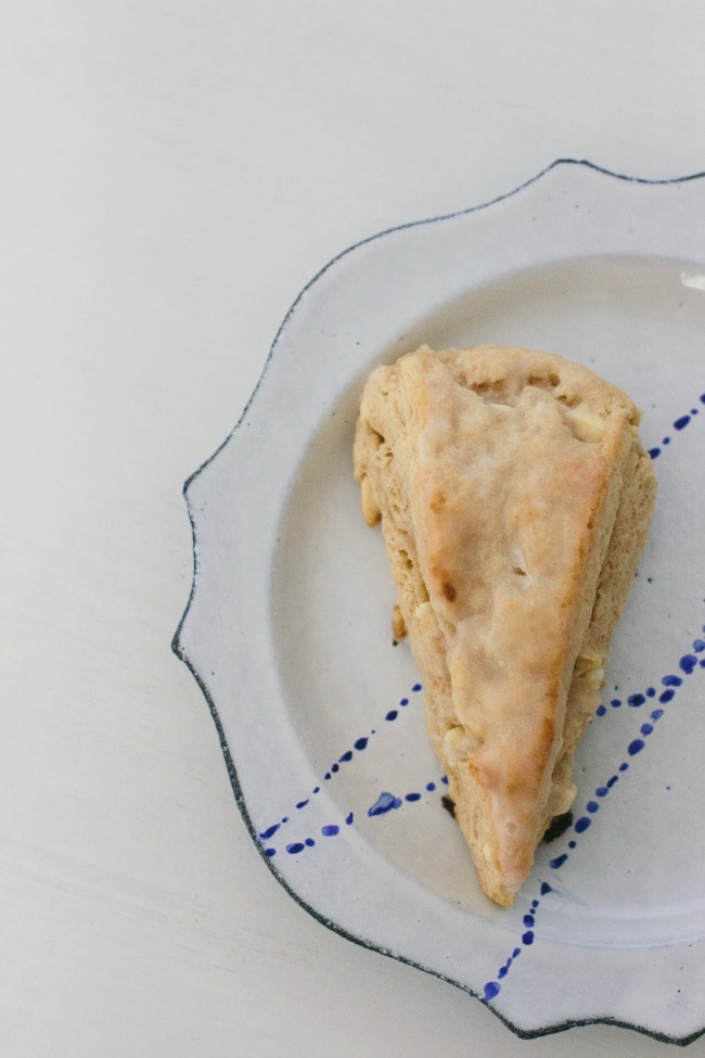 Lemon White Chocolate Scone | Sarah Kieffer | The Vanilla Bean Blog