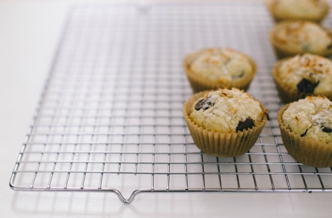 coconut chocolate muffins | the vanilla bean blog