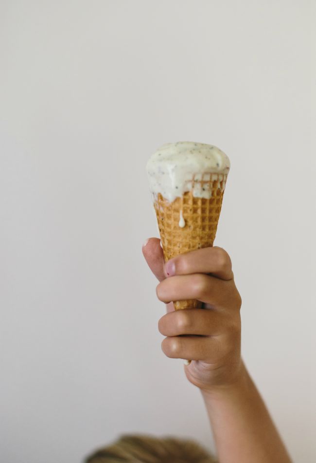 Mint Ice Cream Cone | Sarah Kieffer | The Vanilla Bean Blog