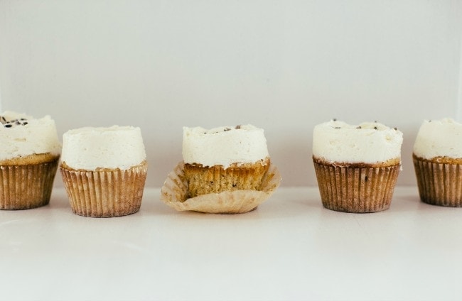 Vanilla Lavender Cupcakes | Sarah Kieffer | The Vanilla Bean Blog