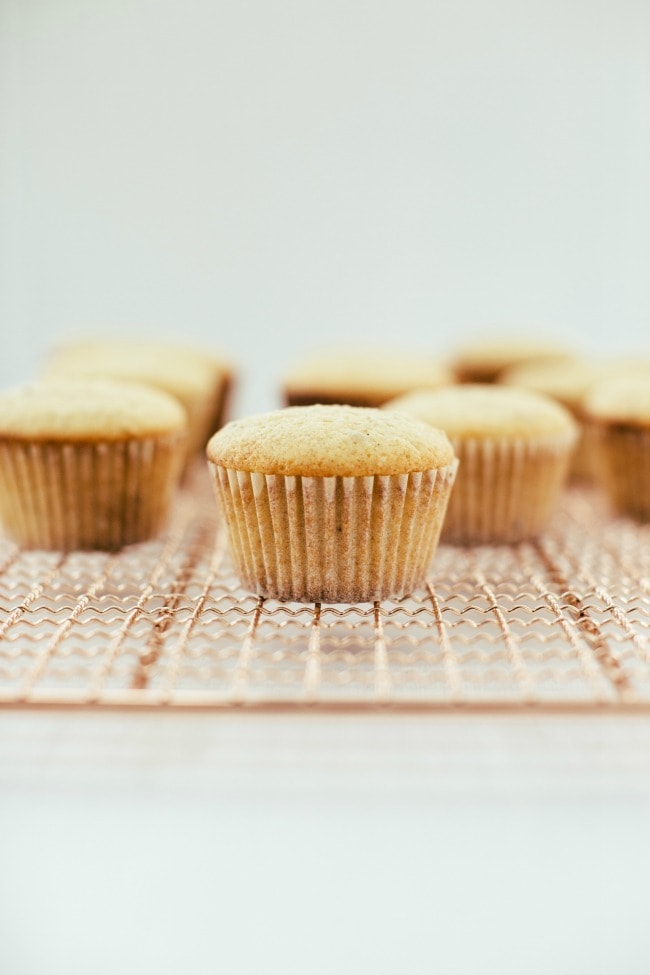 Vanilla Lavender Cupcakes | Sarah Kieffer | The Vanilla Bean Blog