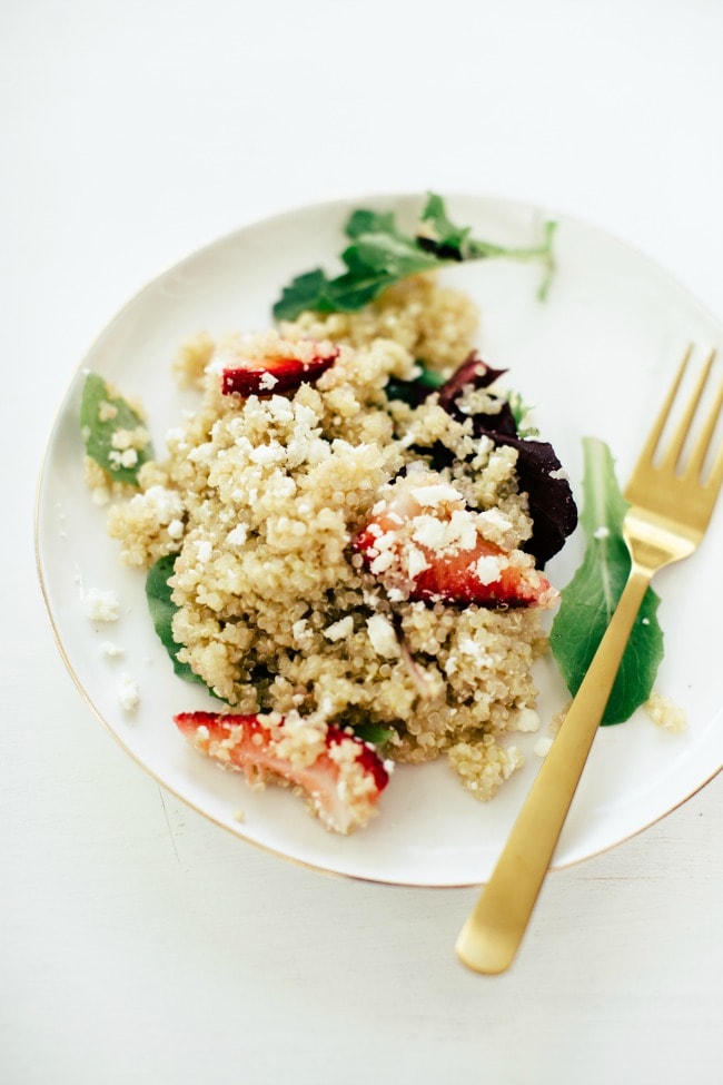 strawberry quinoa salad