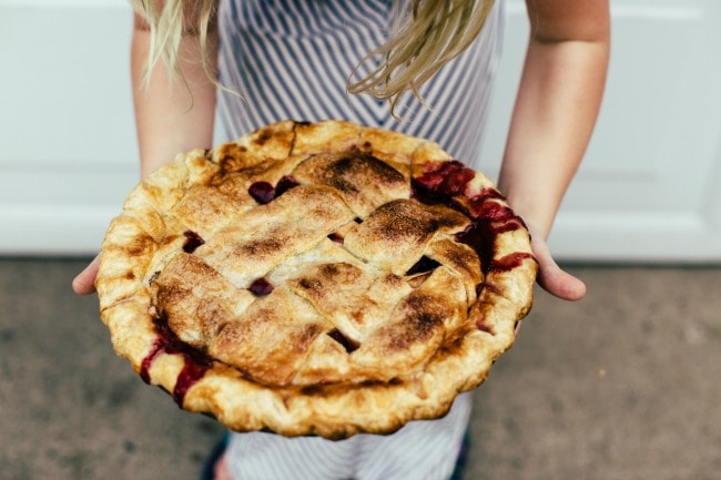 Peach Apple Cherry Pie | Vanilla Bean Blog