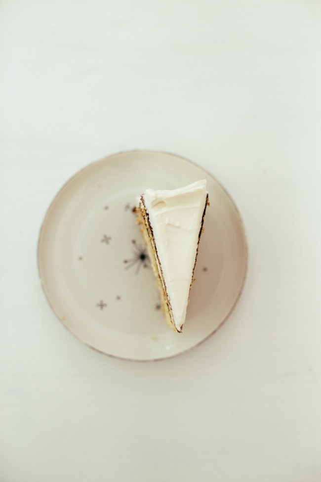 Honey Cake with Caramel Buttercream | Sarah Kieffer | The Vanilla Bean Blog