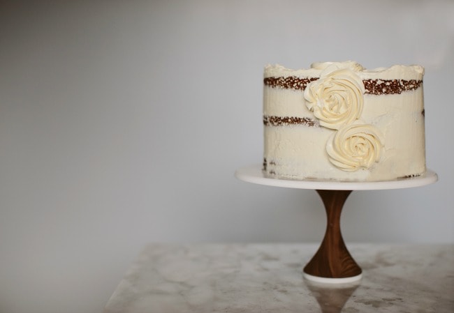 Honey Cake with Caramel Buttercream | Sarah Kieffer | The Vanilla Bean Blog