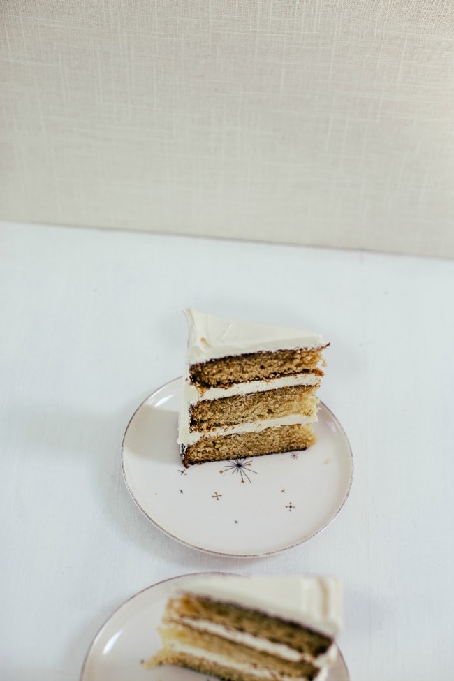 Honey Cake with Caramel Buttercream | Sarah Kieffer | The Vanilla Bean Blog