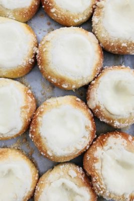 homemade kolaches filled with cream cheese