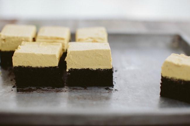 Chocolate Snack Cake With Pumpkin Buttercream | Sarah Kieffer | The Vanilla Bean Blog