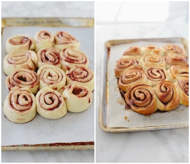 Blackberry Jam Buns with Crème Fraîche Frosting | Sarah Kieffer | The Vanilla Bean Blog