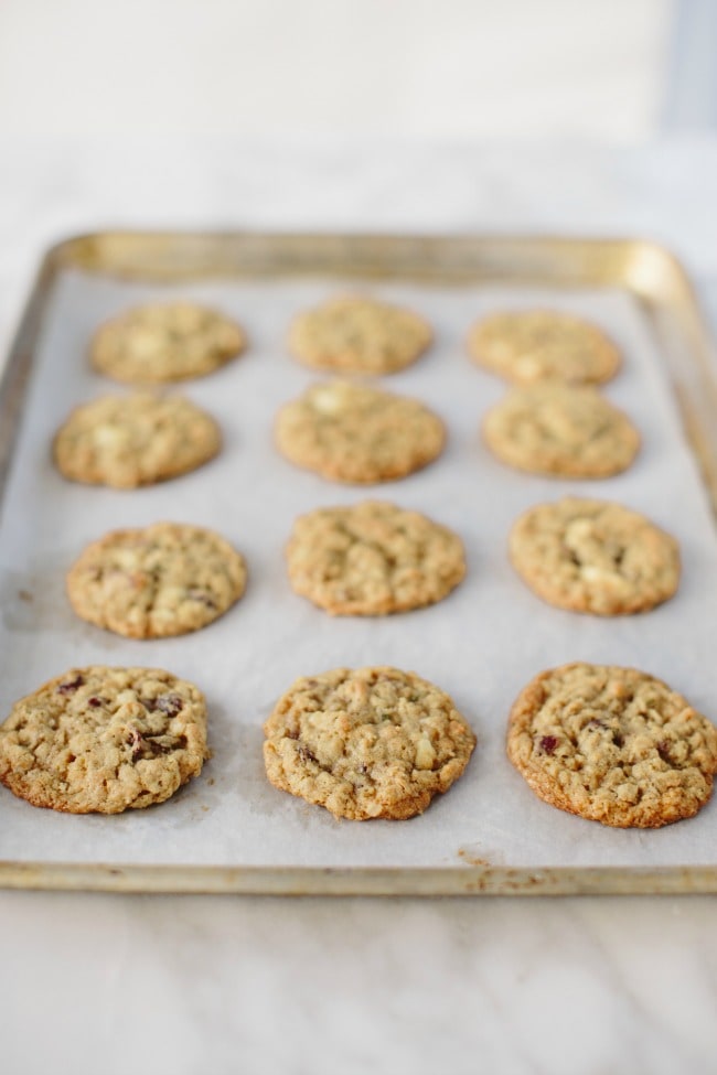 cranberry white chocolate cookies