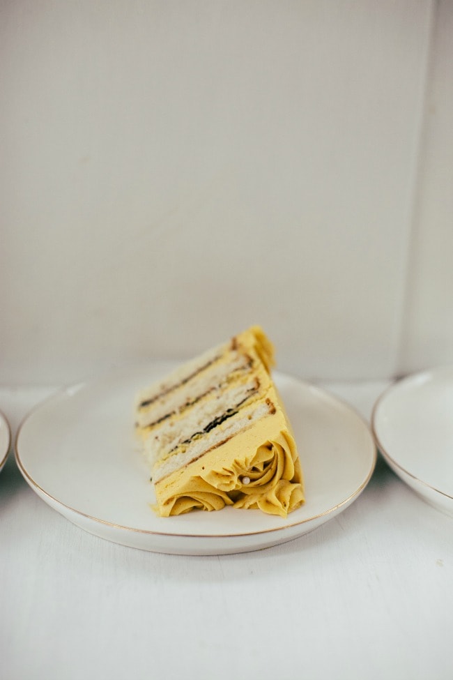 Ginger Cake with Pumpkin Creme Mousseline | The Vanilla Bean Blog