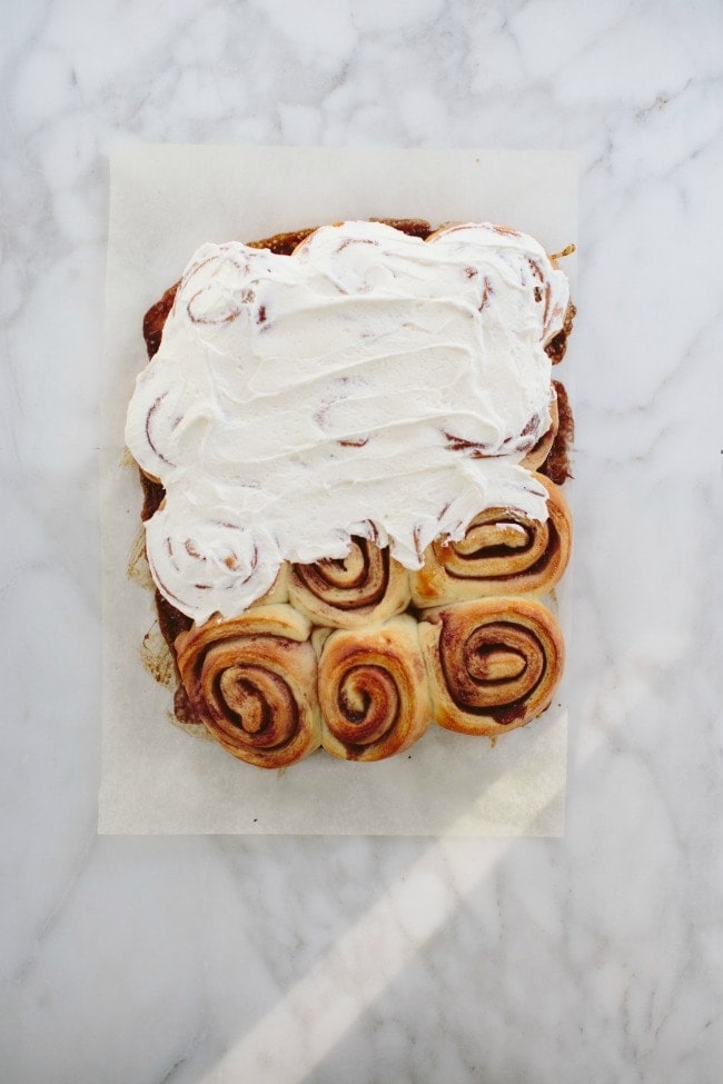 Blackberry Jam Buns with Crème Fraîche Frosting | Sarah Kieffer | The Vanilla Bean Blog