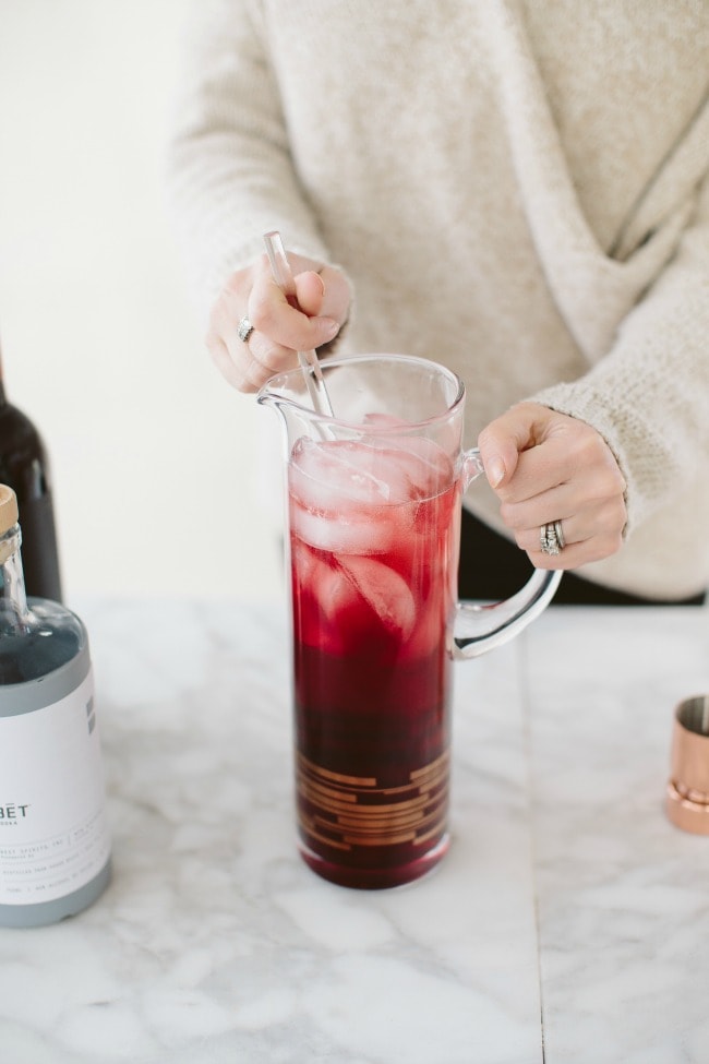 Pomegranted Ginger Sparkler | Sarah Kieffer | The Vanilla Bean Blog