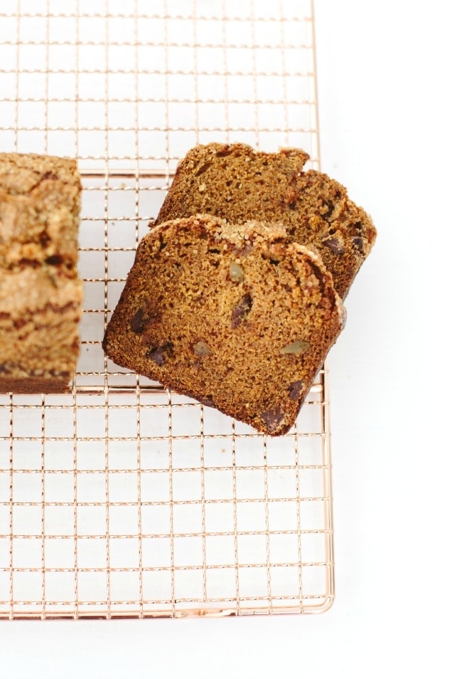 Pumpkin Bread with Chocolate and Ginger | The Vanilla Bean Blog
