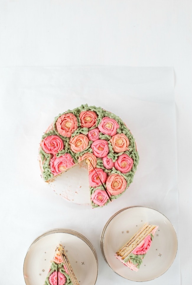 Amaretto and Almond Battenberg Cake - Victoria