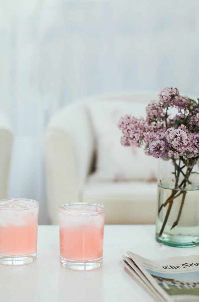 Rhubarb Lemonade Recipe | The Vanilla Bean Blog