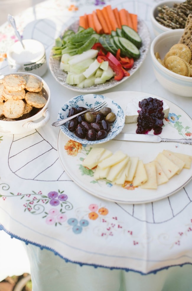 A close-up shot of appetizers on a table. | The Vanilla Bean Blog