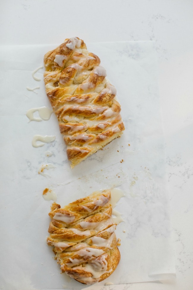 Danish Braid with Apple and Cream Cheese | The Vanilla Bean Blog