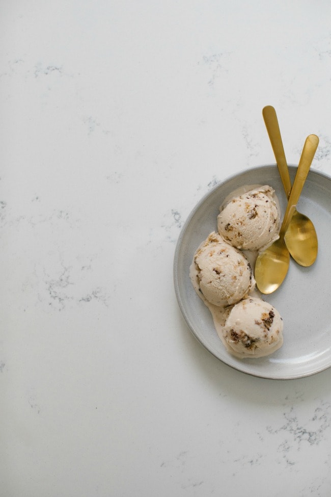 Chocolate Chip Cookie Ice Cream Recipe | The Vanilla Bean Blog