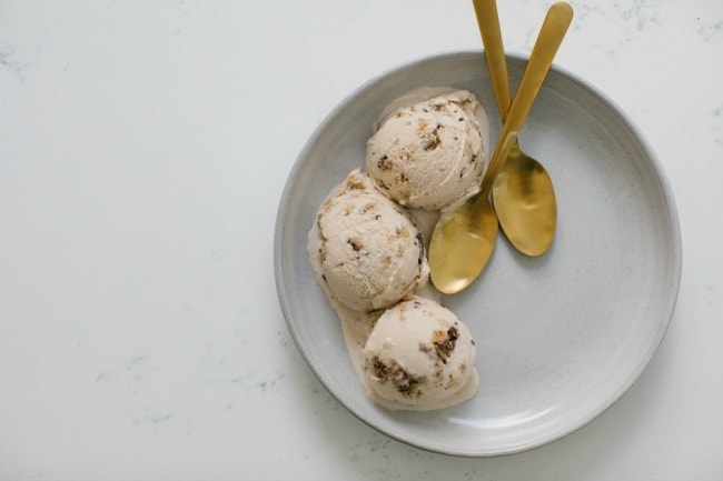 Chocolate Chip Cookie Ice Cream Recipe | The Vanilla Bean Blog