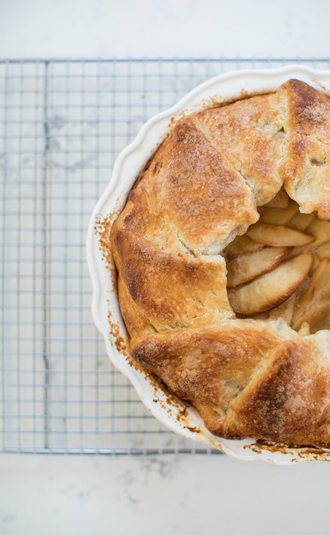 Apple Pie with Crème Fraîche | Sarah Kieffer | The Vanilla Bean Blog