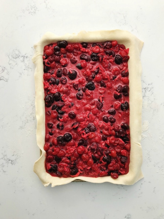 Cherries and Cream Slab Pie Filling | Sarah Kieffer | The Vanilla Bean Blog