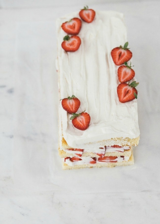 Strawberry Shortcake Cake Recipe | Sarah Kieffer | The Vanilla Bean Blog